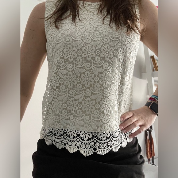 Uniqlo Lace Top - Picture 2 of 5
